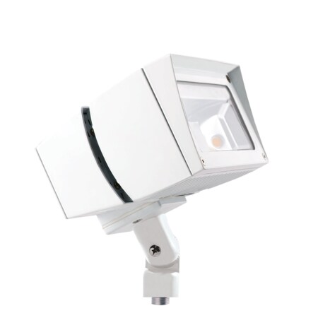 Rab FUTURE FLOOD 80W 7X6 120V PCS COOL LED ARM DIM WH FFLED80W/D10/PCS
